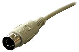 GeBE Picture What does an AT connection look like? Connector for connecting keyboards.